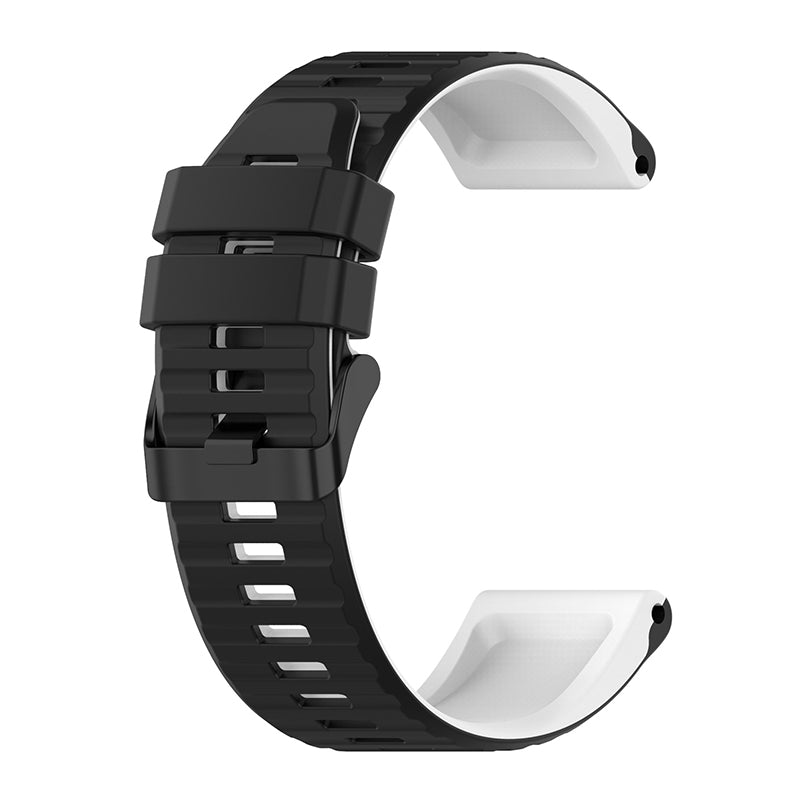 For Garmin Fenix 7X 6X 5X 26mm Replacement Smart Watch Strap Dual Color Silicone Watchband For Garmin Fenix 7X 6X 5X 26mm Replacement Smart Watch Strap Dual Color Silicone Watchband